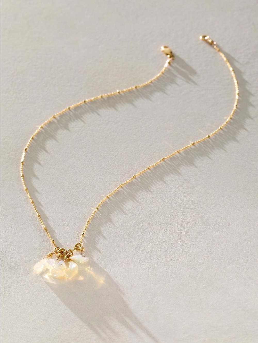 Free People x Robindira Opal Cluster Necklace - Picture 2 of 5